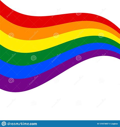 lgbt rainbow flag celebrating gay people rights same sex