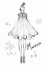 Hess Megan Fashion Illustration Dress Drawings Illustrations Choose Board Mode sketch template