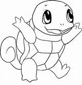 Squirtle Happy Coloring Game Print sketch template