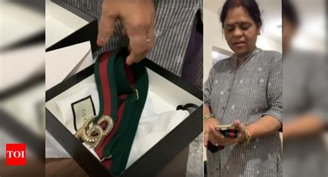viral video this desi mom s reaction at rs 35k gucci belt is