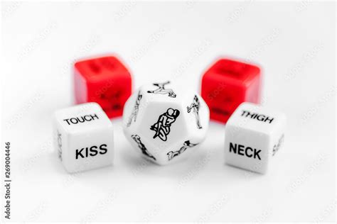 Foto Stock Toys For Adults Sex Toys Cube With Sexy Poses Kama Sutra