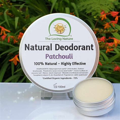 Patchouli Deodorant Best Natural Deodorant Uk The Loving Nature