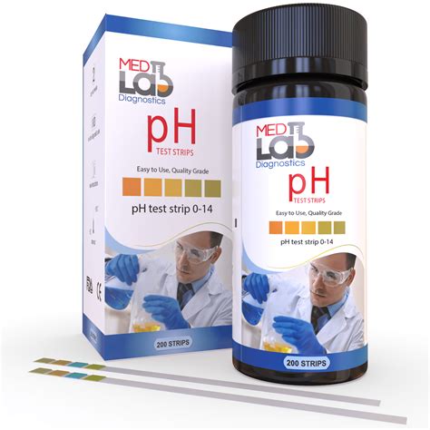 ph test strips 0 to 14 200 ct for urine saliva drinking water
