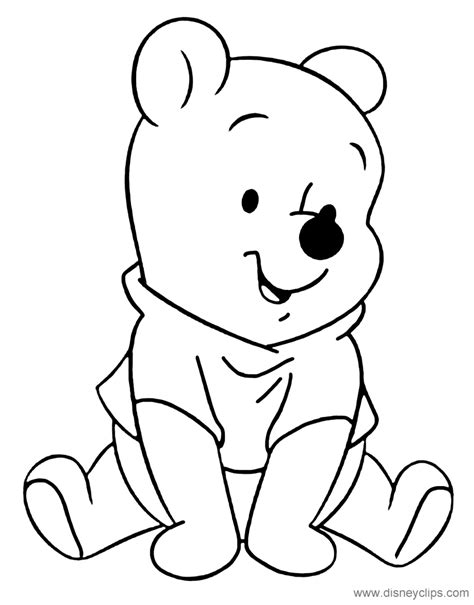 disney baby pooh coloring pages disneyclipscom