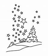 Coloring Sky Night Pages Stars Starry Winter Clear Star Million Drawing Fury Designlooter Getcolorings Getdrawings 6kb 700px Choose Board Divyajanani sketch template