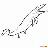 Jurassic Mosasaurus Draw Dinosaurs Webmaster обновлено автором July Drawdoo sketch template