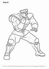 Fighter Bison Street Draw Step Drawing Tutorials Improvements Necessary Finally Finish Make sketch template