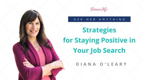 strategies  staying positive   job search