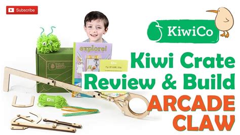 kiwi crate arcade claw unboxing  review youtube
