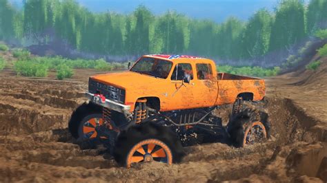 mudding challenge chevy mud truck   roading mud doovi