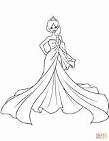 Princess Coloring Pages Gorgeous Printable Supercoloring sketch template