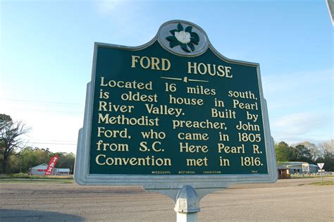 ford house foxworth ms historical marker mississippi american history