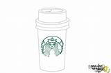 Draw Starbucks Cup Drawing Coloring Drawings Step Drawingnow Print Paintingvalley sketch template