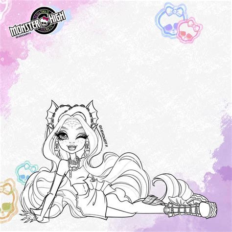 monster high  coloring pages youloveitcom