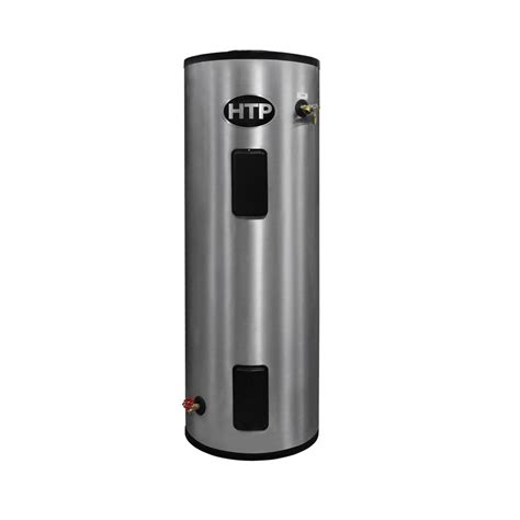 htp everlast  gal tall stainless steel light commercial electric water heater evccx