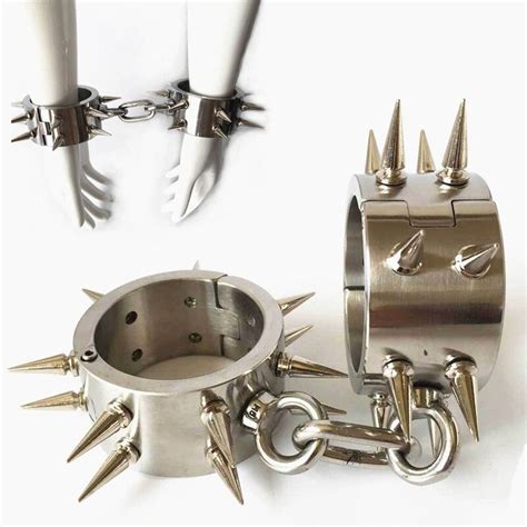 new stainless steel sex handcuffs for adult game sex bondage fetish