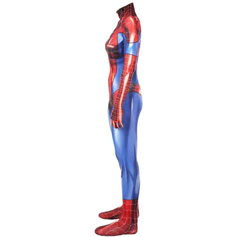 mj spiderman cosplay costume mary jane girl zentai suit