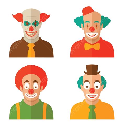 clown cartoon facevector circus circus clowns scary vector circus