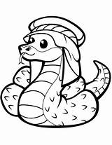 Schlangen Reptiles Snakes Cottonmouth Ausmalbilder Template sketch template