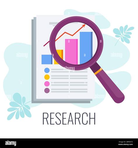 marketing research icon flat vector illustration  white background