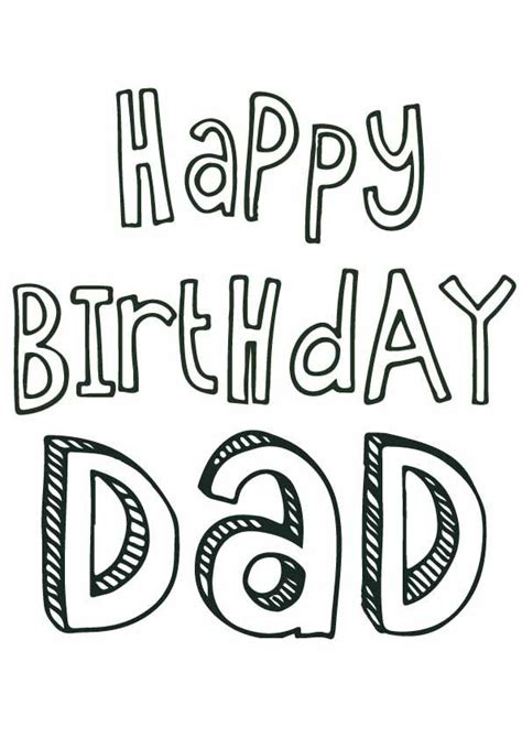 happy birthday dad coloring pages achille milani