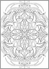 Coloring Pages Abstract Dover Tribal Adult Colouring Mandala Adults Book Creative Printable Samples Publications Books Color Mandalas Doverpublications Haven Appropriate sketch template