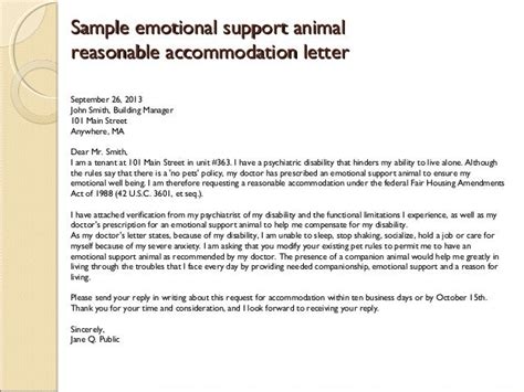 sample letter  therapy support animal  esa letter  certify