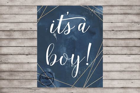 boy sign   boy printable   boy decor gender etsy