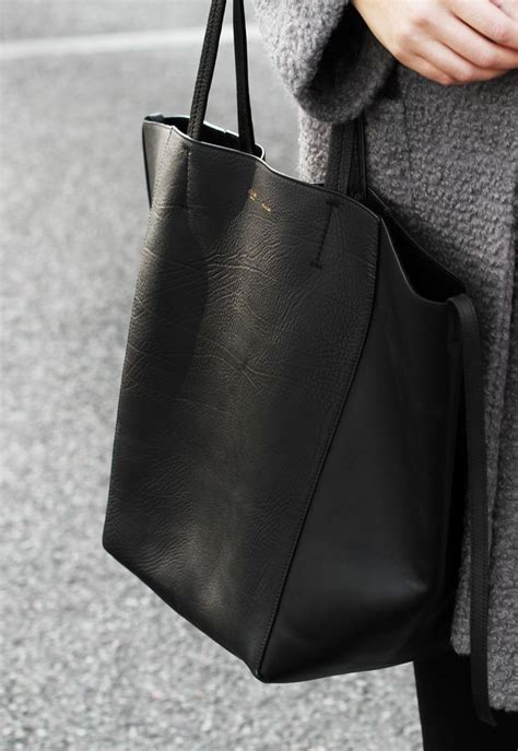 black leather tote bag  fashion bags