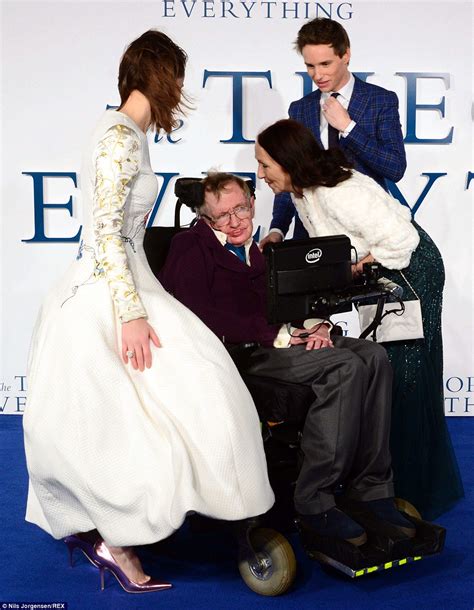 stephen hawking with first wife jane at the theory of everything premiere daily mail online