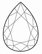 Stones Jewel Diamant Precious Bijou Teardrop Joaillerie Croquis Créatif Beaux Dessins Cristaux Crystals sketch template