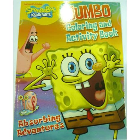 spongebob squarepants jumbo coloring activity book walmartcom