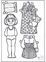 Paper Doll Coloring Dolls Pages бумажные Papirdukker Clipart Printable Color Funnycoloring Paperdolls раскраски Colouring Own куклы Bing Cut Popular Kids sketch template