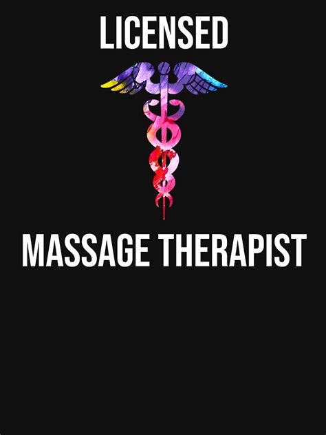 Cool Licensed Massage Therapist Caduceus T Shirt Essential T Shirt By