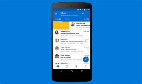 reset  outlook app   working  android pureinfotech