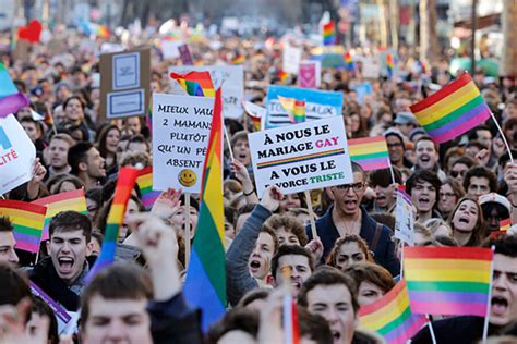 gay marriage and adoption bill passes in french assembly