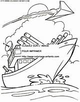 Coloring Boat Pages Book sketch template