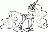 Celestia Princess Coloring Pages Pony Little Luna Printable Mewarnai Print Colouring Color Part Sheets Exclusive Book Mlp Introducing G4 Rainbow sketch template