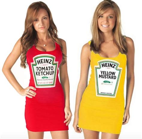 heinz ketchup and mustard is the sauciest couples halloween costume of