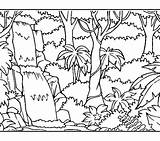 Rainforest Pages Coloring Kids Print Printable Color Getcolorings Colouring sketch template