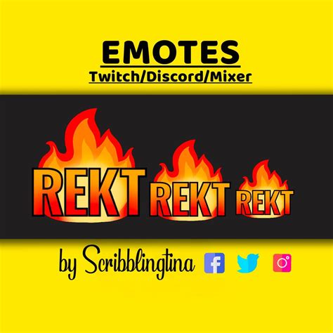 rekt emote twitch emote fire emote etsy uk twitch are you happy etsy