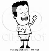 Touching Laughing Belly Boy His Clipart Cartoon Cory Thoman Outlined Coloring Vector 2021 sketch template