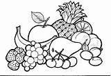 Frutas Vegetables Owoce Kolorowanki Bucatarie Planse Dibujos Colorat Getdrawings Verduras Fise Corbeille Legume Obiecte Toutdegorgement Desenat Pentru Donsaber Dzieci Marvelous sketch template
