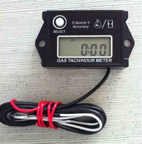 digital hour meter tachometer adjustable resetable job timer arbtronics