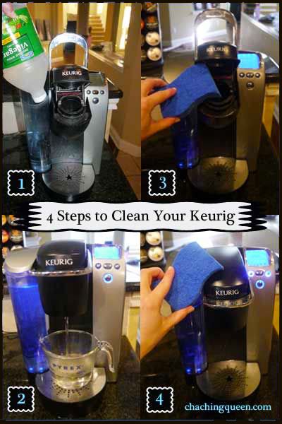 cleaning  keurig   clean  keurig  vinegar   easy