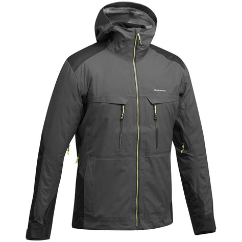 quechua lichte regenjas voor wandelen heren mh decathlon