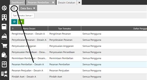 menampilkan total qty  purchase order  accurate