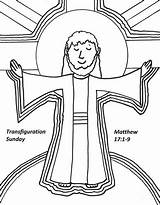 Transfiguration sketch template
