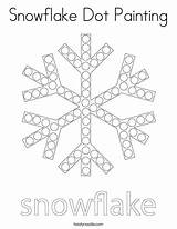 Dot Snowflake Painting Coloring Noodle Winter Pages Twisty Activities Kids Twistynoodle Preschool Snowflakes Tip Cursive Favorites Login Add Print Theme sketch template