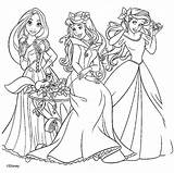 Princesas Colorir Desenhos sketch template